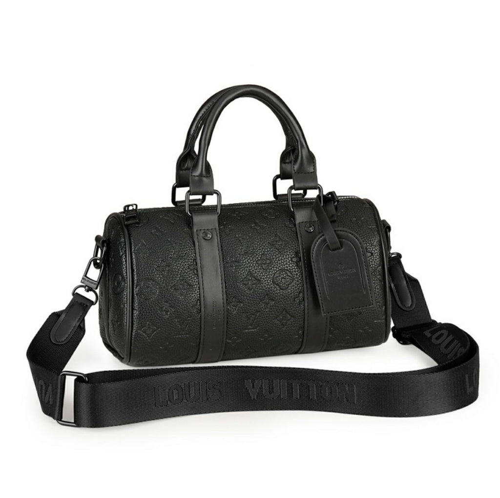 Louis Vuitton Keepall Bandoulière en cuir embossé du motif Monogram