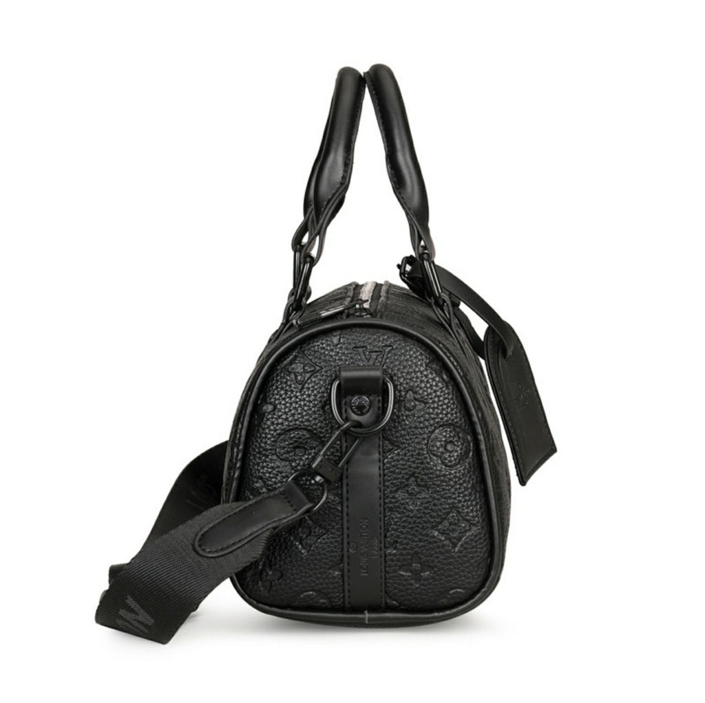 Louis Vuitton Keepall Bandoulière en cuir embossé du motif Monogram